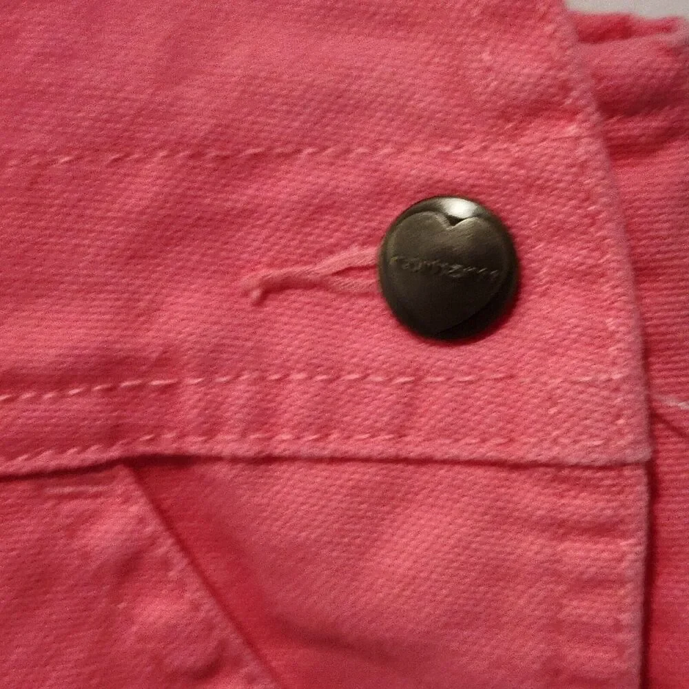 Carhartt GIRLS' LOOSE‎ FIT CANVAS BIB OVERALL OX9712-G Pink Size 9 Months